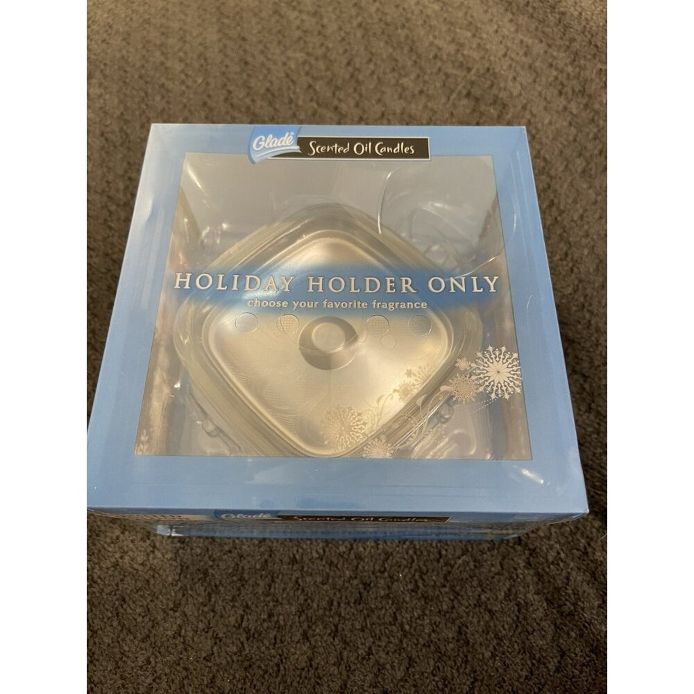 New Glade Scented Oil Candles Holiday Holder Only D23